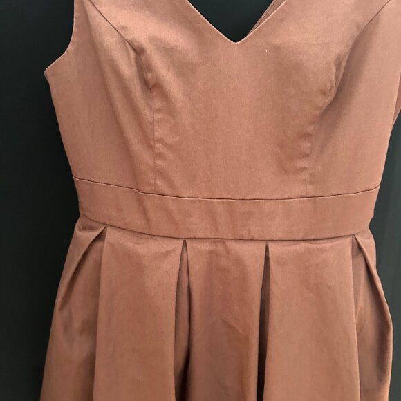 Fervour Lined Midi Cocktail Dress: Size S - Picture 4 of 13